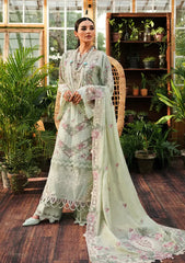 KLE-01A Margarita | 3PC Unstitched Suit Luxury Lawn By Kahf Premium