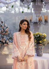 3-PC Unstitched Luxury Embroidered Lawn By Kahf | KLR-2A Olivia