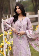 KFL-08B ELAYA | 3PC Unstitched Festive Lawn By Kahf Premium