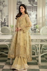 3-PC Unstitched Embroidered Suit Dehleez By Raeesa Premium | Dl 1036