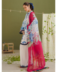 3-PC Unstitched Digital Prints Coco By Zara Shahjahan | Aero-6A
