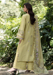 3-PC Unstitched Embroidered Luxury Lawn By Elaf | ELQ-7A