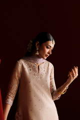 3Pc Embroidered Chiffon Unstitched Suit By Iznik