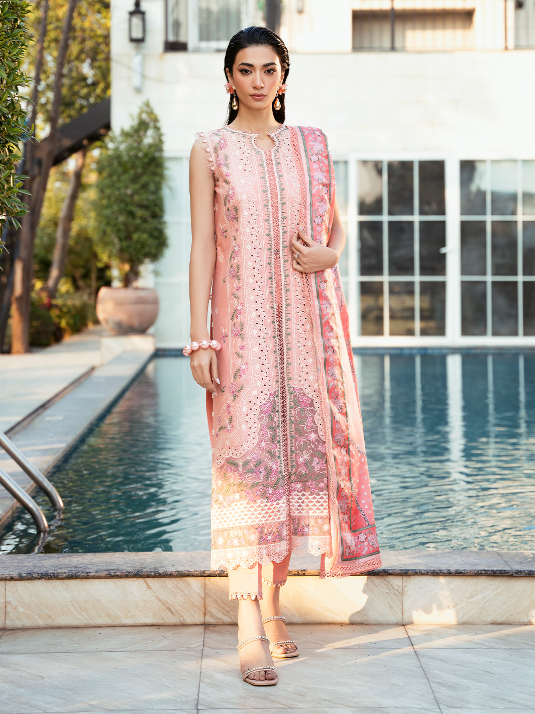 311-B | 3PC Unstitched Lawn Suit Summer Edit Kayra By Binilyas