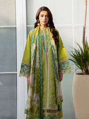 312-B | 3PC Unstitched Lawn Suit Summer Edit Kayra By Binilyas