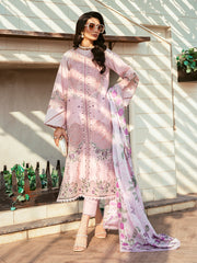 313-B | 3PC Unstitched Lawn Suit Summer Edit Kayra By Binilyas