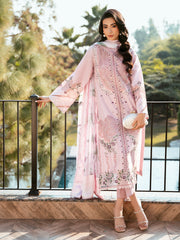 313-B | 3PC Unstitched Lawn Suit Summer Edit Kayra By Binilyas