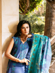 315-A | 3PC Unstitched Lawn Suit Summer Edit Kayra By Binilyas