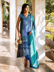 315-A | 3PC Unstitched Lawn Suit Summer Edit Kayra By Binilyas