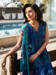 315-A | 3PC Unstitched Lawn Suit Summer Edit Kayra By Binilyas