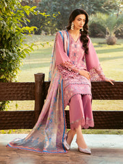 315-B | 3PC Unstitched Lawn Suit Summer Edit Kayra By Binilyas