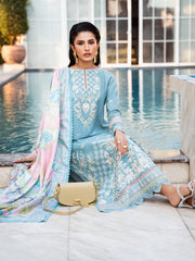 316-B | 3PC Unstitched Lawn Suit Summer Edit Kayra By Binilyas