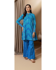 2-PC Shirt Dupatta Unstitched Printed Lawn By Zellbury | 0234