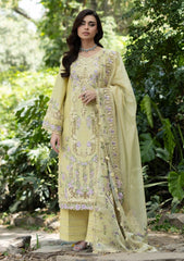3-PC Unstitched Embroidered Luxury Lawn By Elaf | ELQ-7A