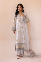 MS-629 | 3PC Unstitched Embroidered Banarsi Lawn Missouri By Johra