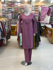 2-PC Stitched Lawn Suit | ST-13