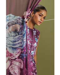 3-PC Unstitched Digital Prints Coco By Zara Shahjahan | Aero-6B