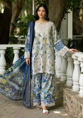 3-PC Unstitched Digital Printed Lawn Signature By Elaf | CELINE