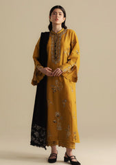 3-PC Unstitched Embroidered Plain Khaddar Coco By Zara Shahjahan | DAWN-5A