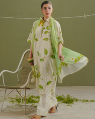 3-PC Unstitched Digital Prints Coco By Zara Shahjahan | Kael-7A