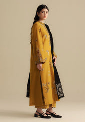 3-PC Unstitched Embroidered Plain Khaddar Coco By Zara Shahjahan | DAWN-5A