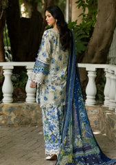 3-PC Unstitched Digital Printed Lawn Signature By Elaf | CELINE