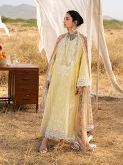 3-PC Unstitched Chikankari Jacquard By Zainab Chottani | Mahyr