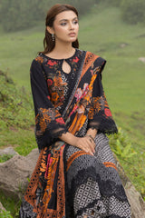 CCW4-01 | 3Pc Unstitched Suit Embroidered Shawl Combination V1 Fall Winter By Charizma