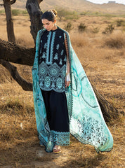 3-PC Unstitched Embroidered Jacquard Lawn By Zainab Chottani | Silva 10
