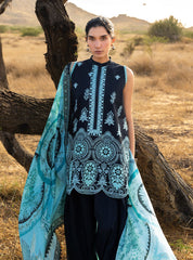 3-PC Unstitched Chikankari Jacquard By Zainab Chottani | Silva