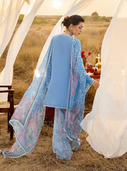 3-PC Unstitched Chikankari Jacquard By Zainab Chottani | Azule