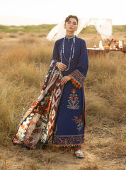 3-PC Unstitched Embroidered Jacquard Lawn By Zainab Chottani | Elara 06
