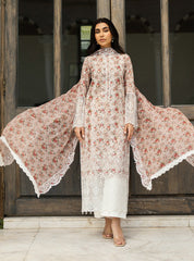 Unstitched 3Pc Chikankari 25 By Zainab Chottani | Lamia - 9A