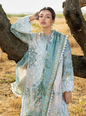 3-PC Unstitched Chikankari Jacquard By Zainab Chottani | Liyana