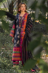 3-PC Unstitched Printed Lawn C-Prints By Charizma | CP5-14