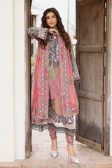 3-PC Unstitched Embroidered Lawn Andaaz By Charizma | CAD6-04