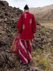 3-PC Unstitched Chikankari Jacquard By Zainab Chottani | Zamira