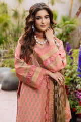 3-PC Unstitched Embroidered Lawn Andaaz By Charizma | CAD6-07
