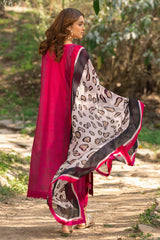 3-PC Unstitched Printed Lawn C-Prints By Charizma | CP5-12