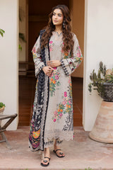 3-PC Unstitched Embroidered Lawn Andaaz By Charizma | CAD6-08