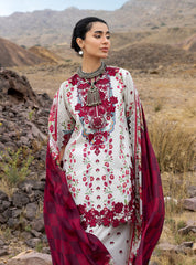 3-PC Unstitched Chikankari Jacquard By Zainab Chottani | Rivya