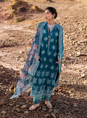 3-PC Unstitched Chikankari Jacquard By Zainab Chottani | Nissa