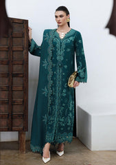 3-PC Unstitched Linen Embroidered Qline By Qalamkar | MEADOW
