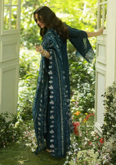3-PC Unstitched Embroidered Luxury Lawn By Elaf | ELQ-3B