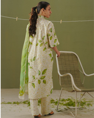 3-PC Unstitched Digital Prints Coco By Zara Shahjahan | Kael-7A