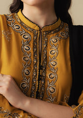 3-PC Unstitched Embroidered Plain Khaddar Coco By Zara Shahjahan | DAWN-5A