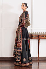 3-PC Unstitched Embroidered Chiffon Chantelle By Baroque | CH09-04