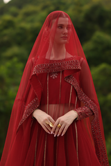 3-PC Unstitched Embroidered Net Chinon Chiffon By Iznik | CC-67