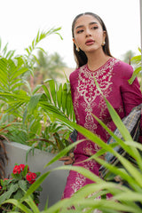 JK-16 SERAPHINA | 3Pc Unstitched Qline Lawn Collection By Qalamkar