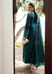 3-PC Unstitched Linen Embroidered Qline By Qalamkar | MEADOW